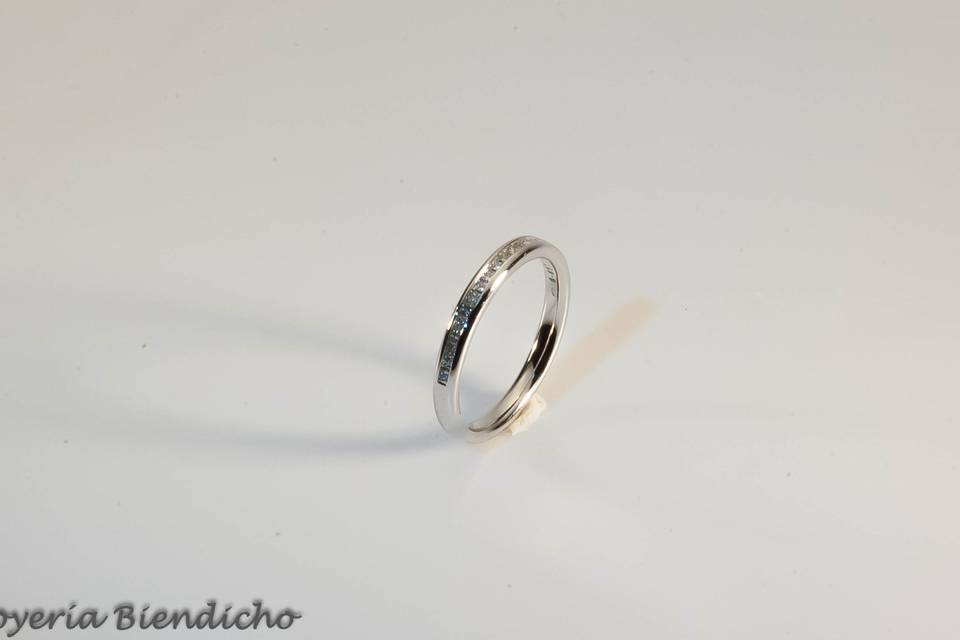 Anillo de compromiso diamante