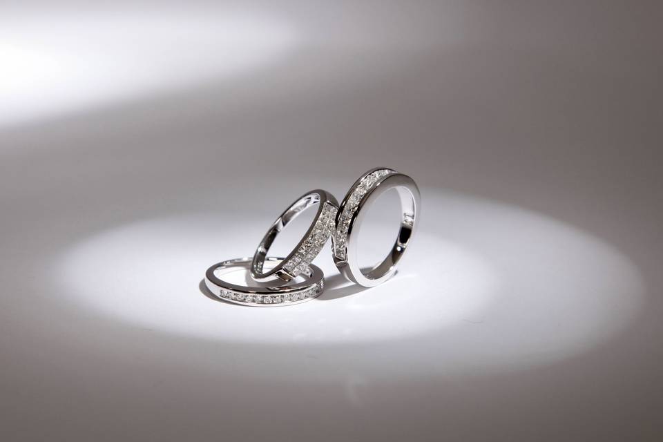 Anillos diamantes pedida boda