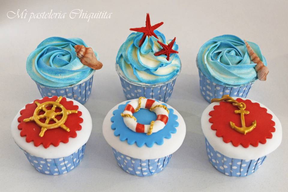 Cupcakes Boda Nauticos