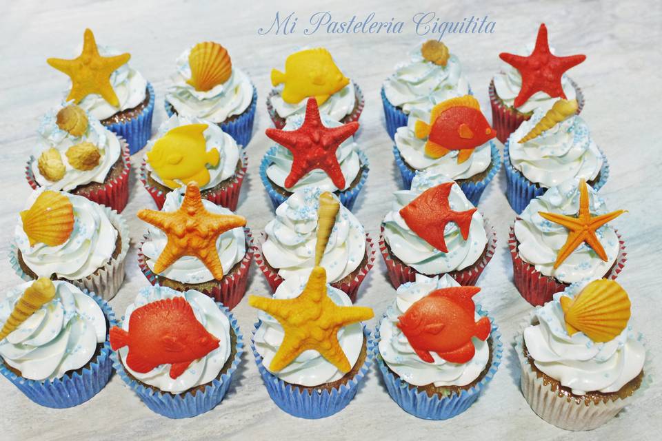 Cupcakes Boda Nauticos