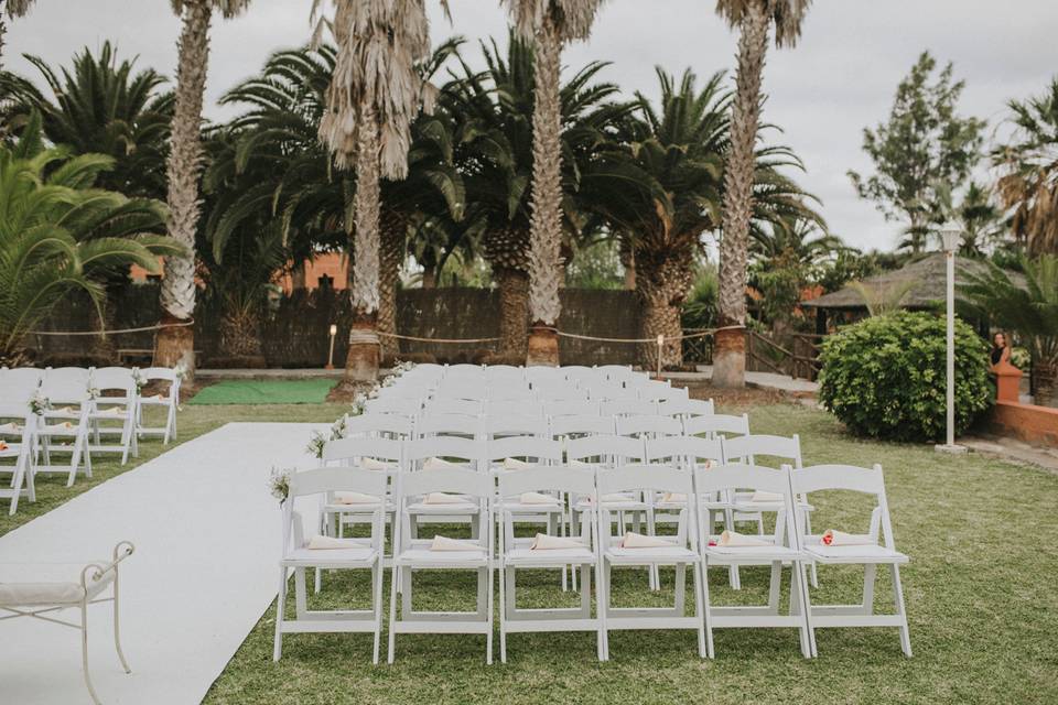 Detalles florales ceremonia