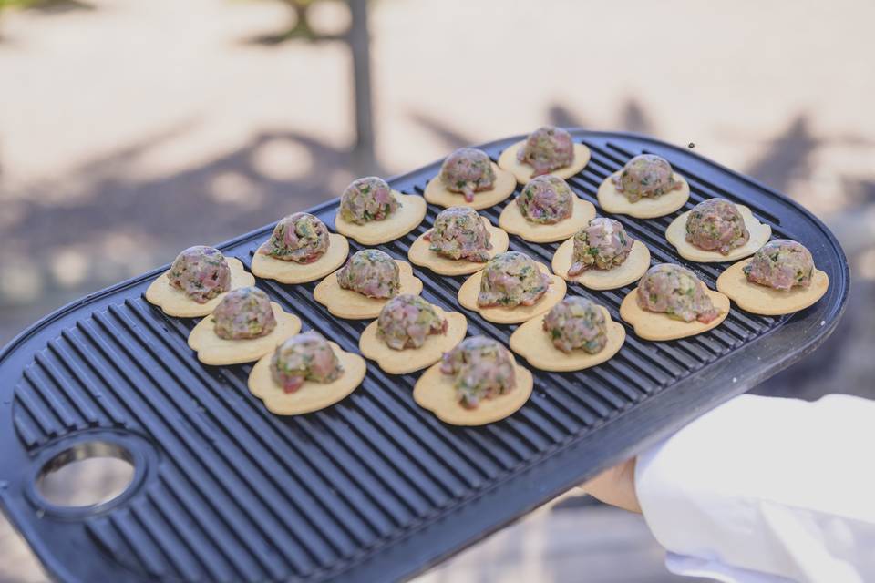 Tosta de Steak Tartar.