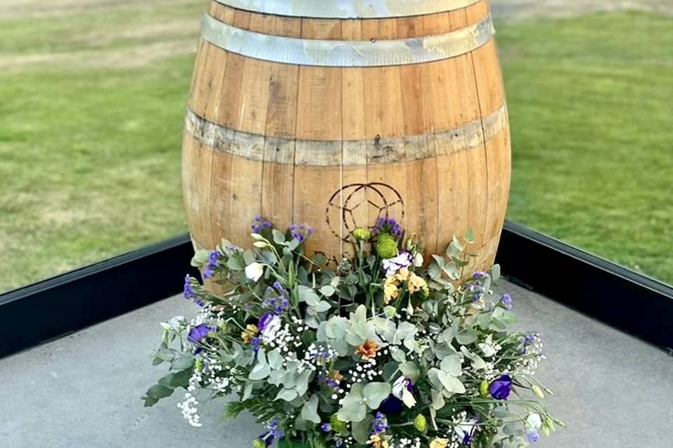 Mesa de cóctel de boda