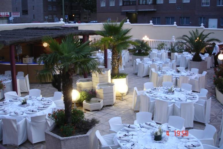 Banquete al aire libre