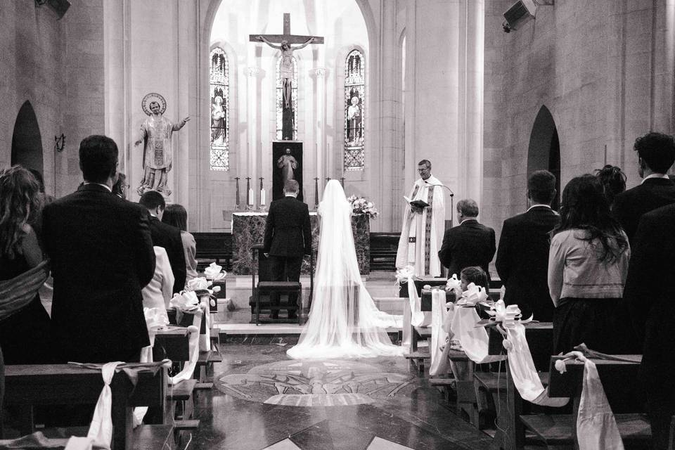 Ceremonia en la Catedral de Tibidabo