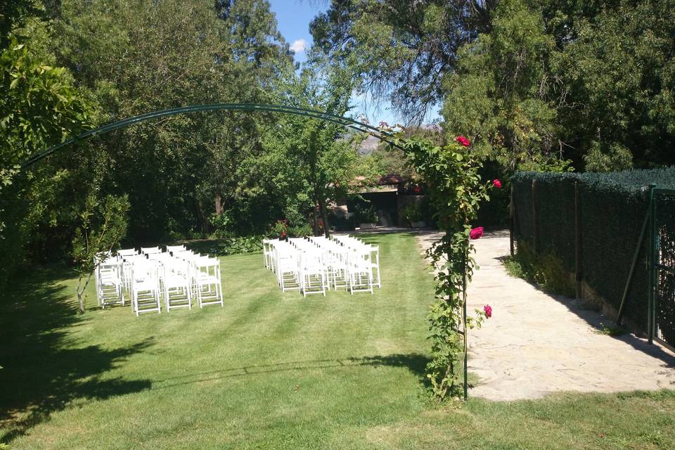 Preparación para la ceremonia