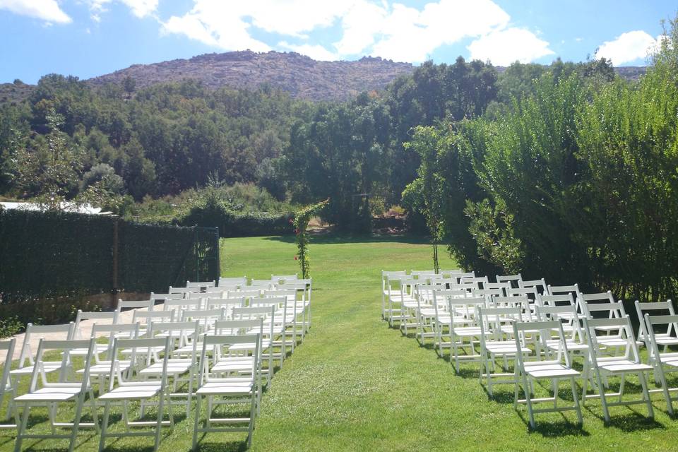 Preparación para la ceremonia