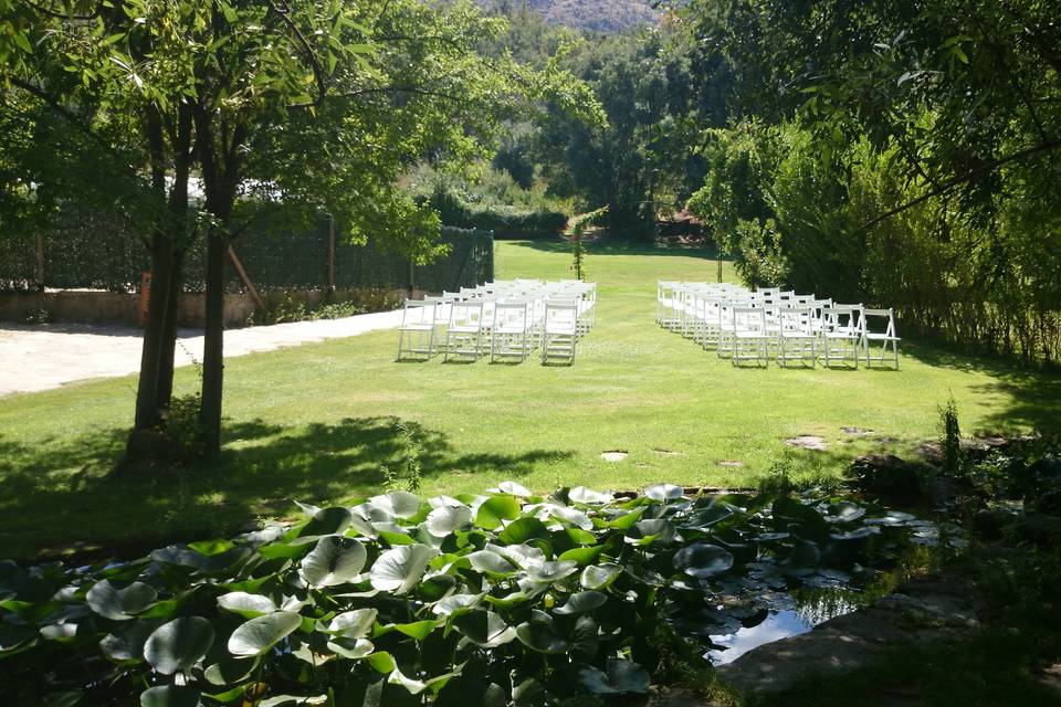 Preparación de la ceremonia