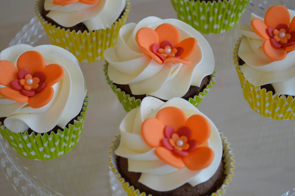 Cupcakes románticos