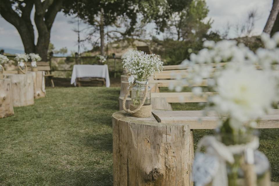 Aperitivo en el jardín inglés