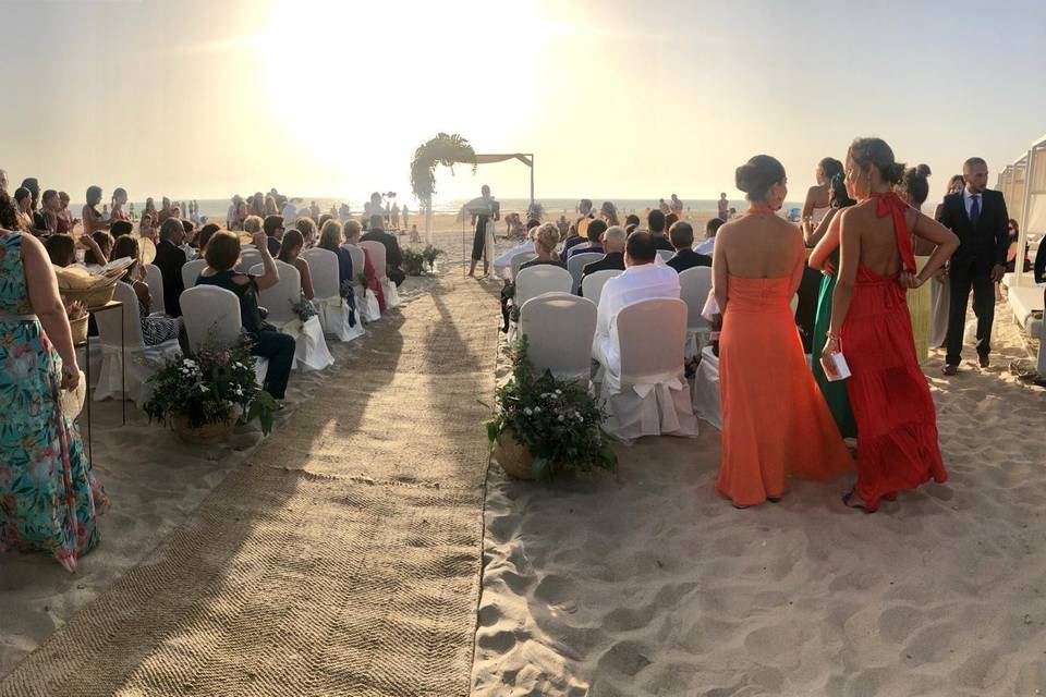 Boda en la playa