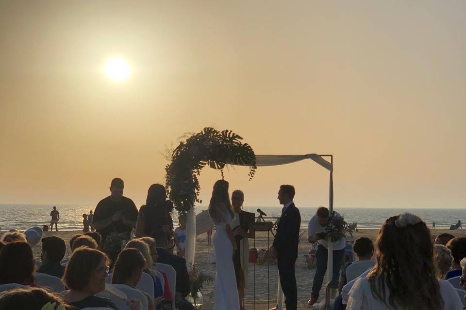 Boda en la playa