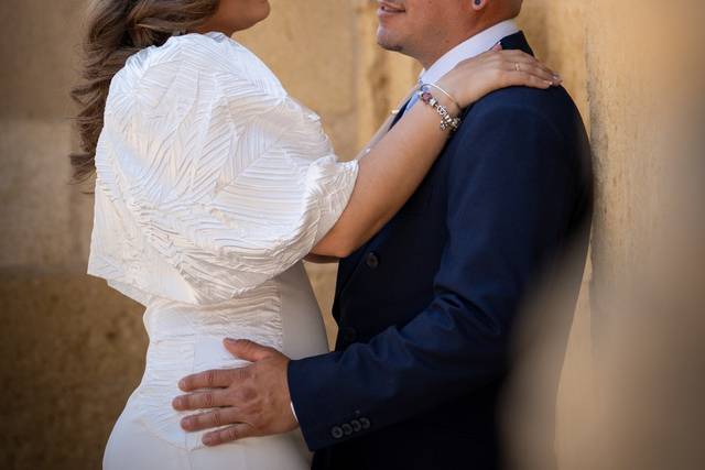 Pareja en la mezquita