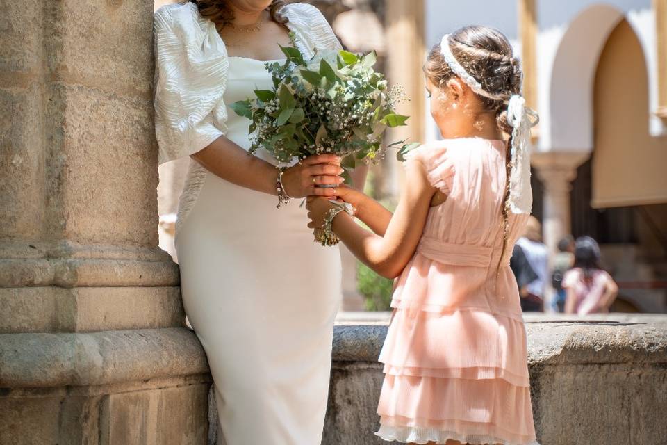 La novia y su hija