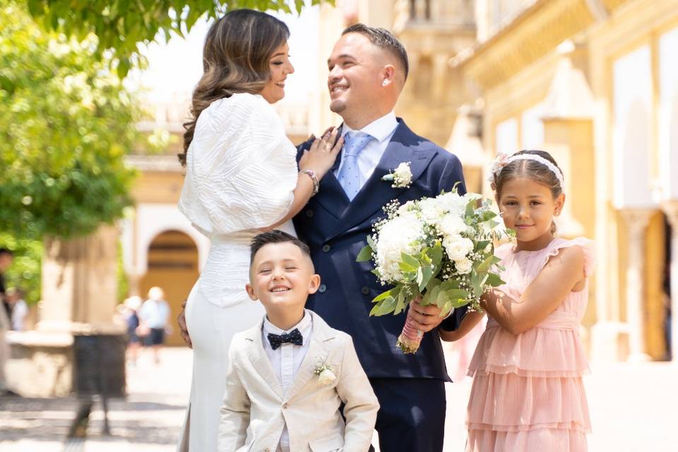 Familia de boda