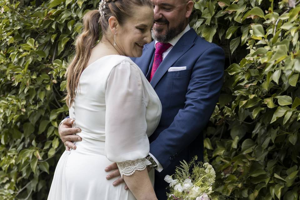 Maquillaje y penado de novia