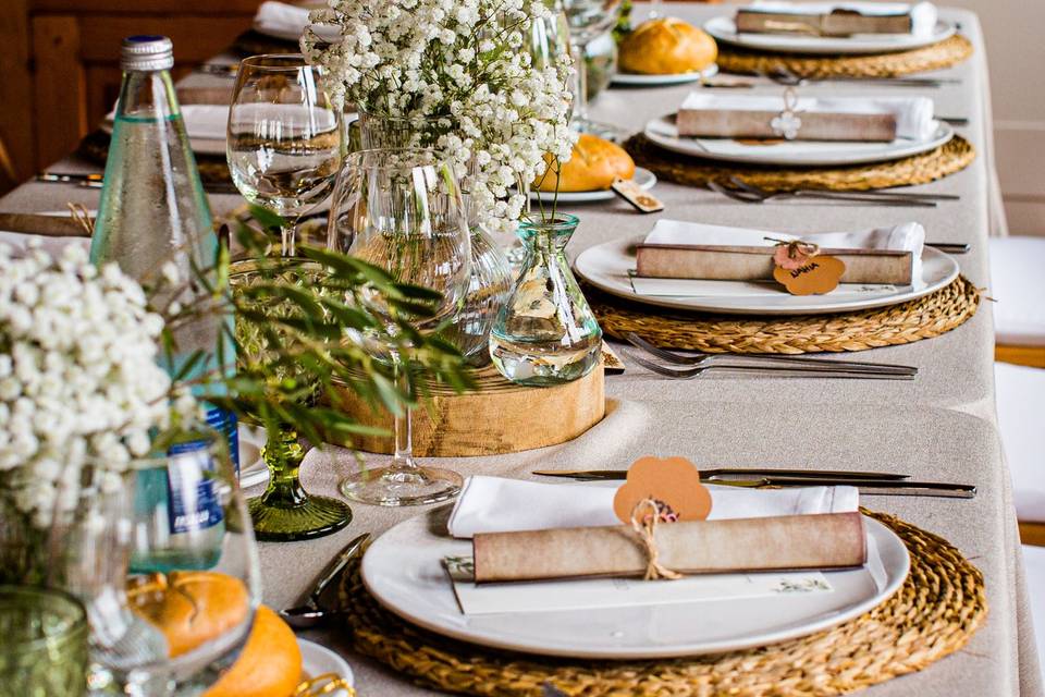 Detalles en mesa