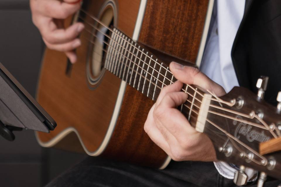 Guitarra acústica y voz