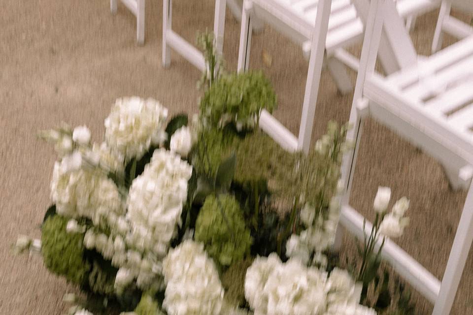 Decoración floral ceremonia