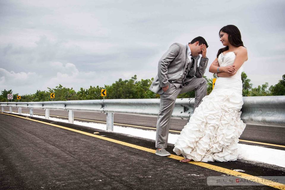 Trash the dress