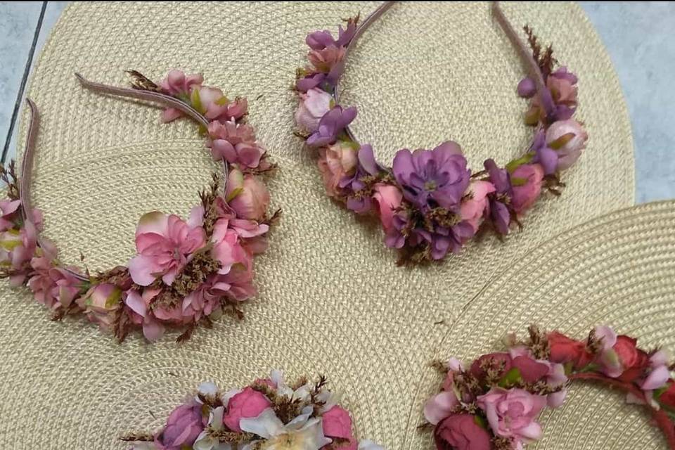 Diadema de flores