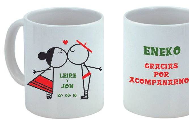 Tazas ejemplo boda