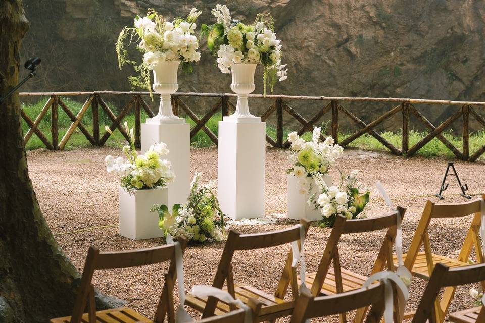 Altar. Destination wedding