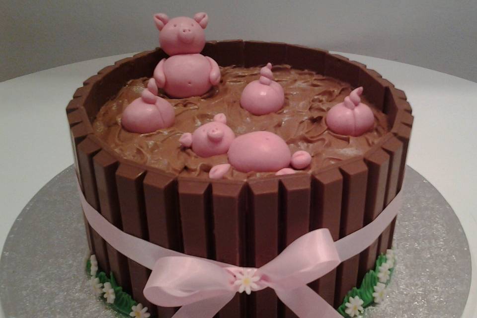 Tarta de Kit Kat