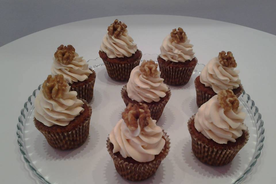 Cupcakes de carrot cake