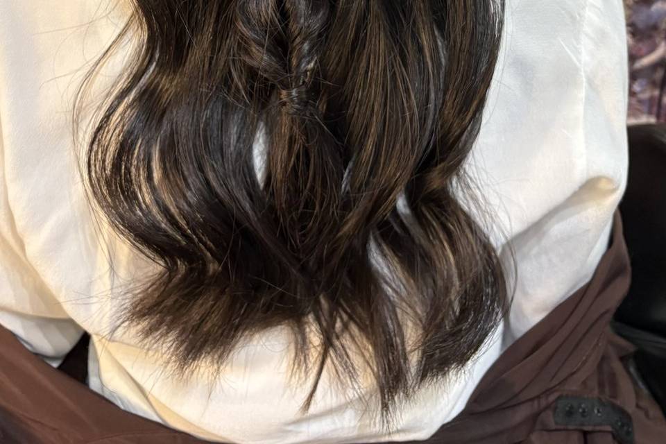 Semirecogidos trenza