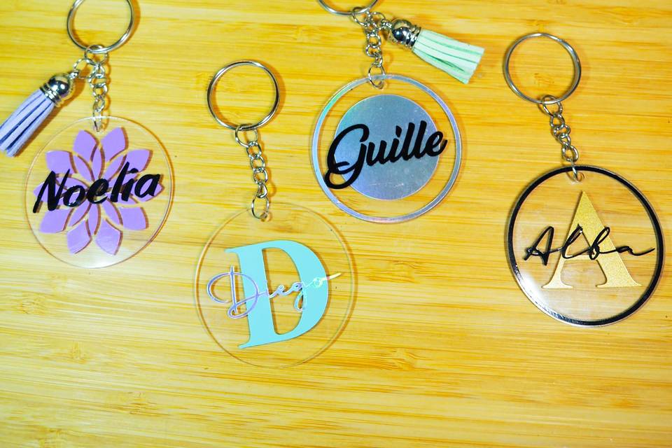 Llaveros personalizados