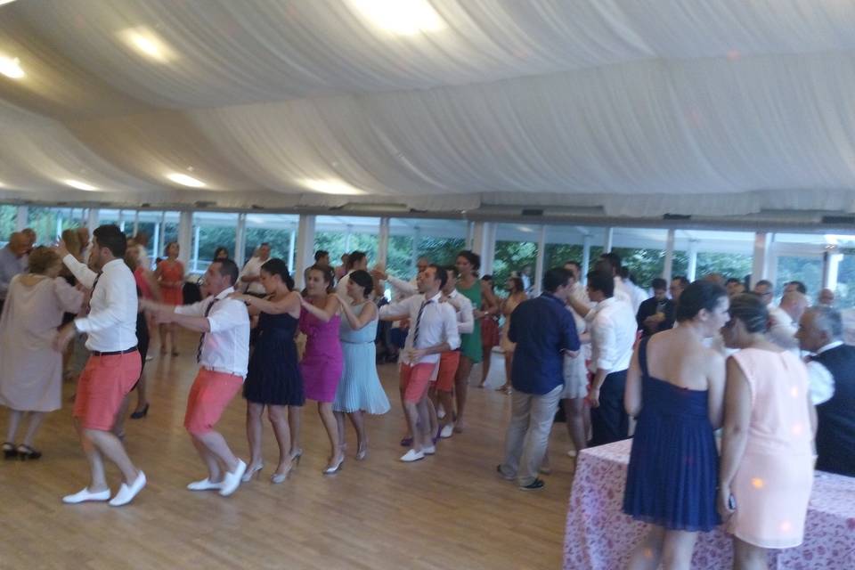 El baile en Pazo das Cadeas