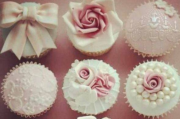 Cupcakes rosas