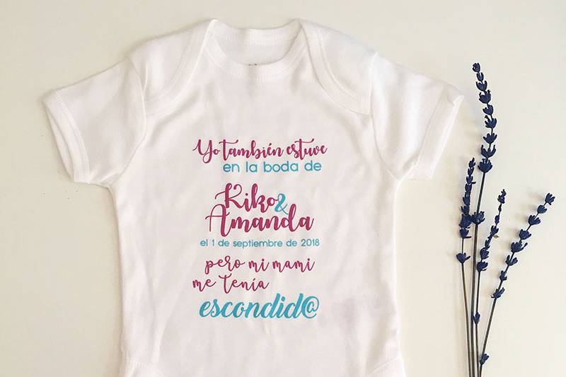 Body personalizado para bebés