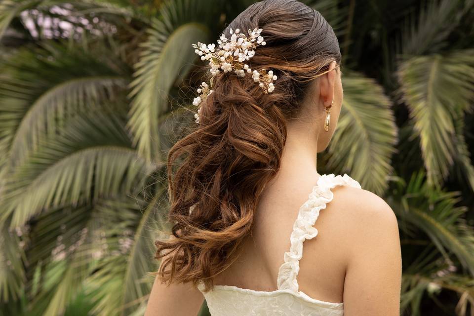 Peinado Novia Boho