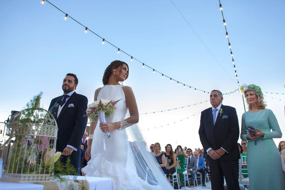 Miradas en la ceremonia