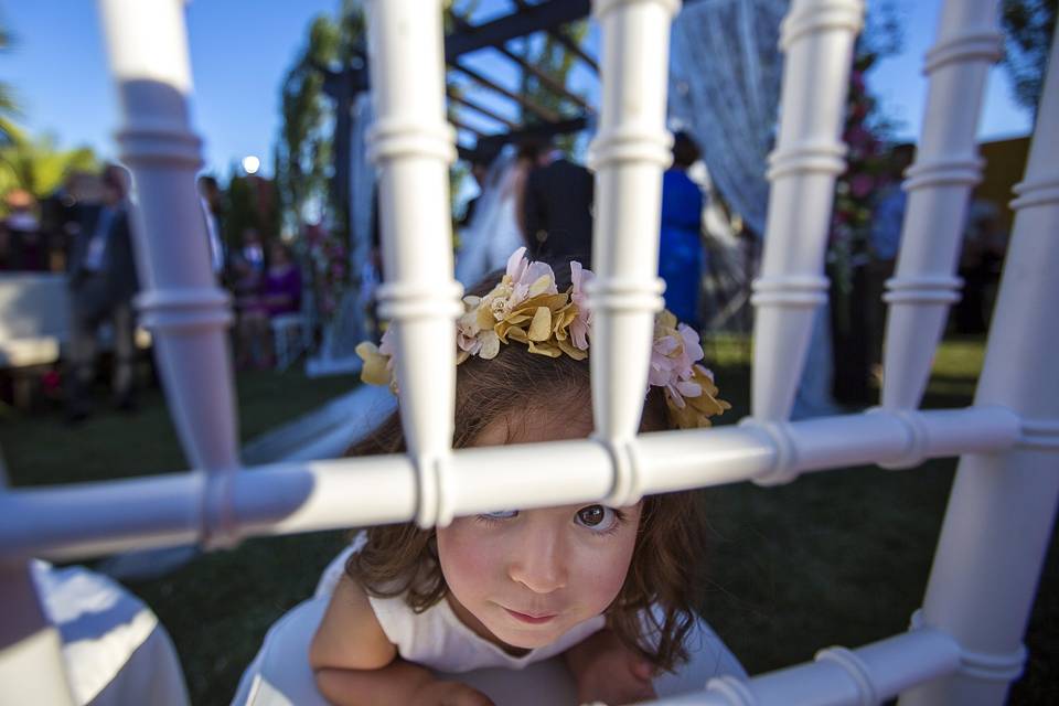 Niños en la ceremonia