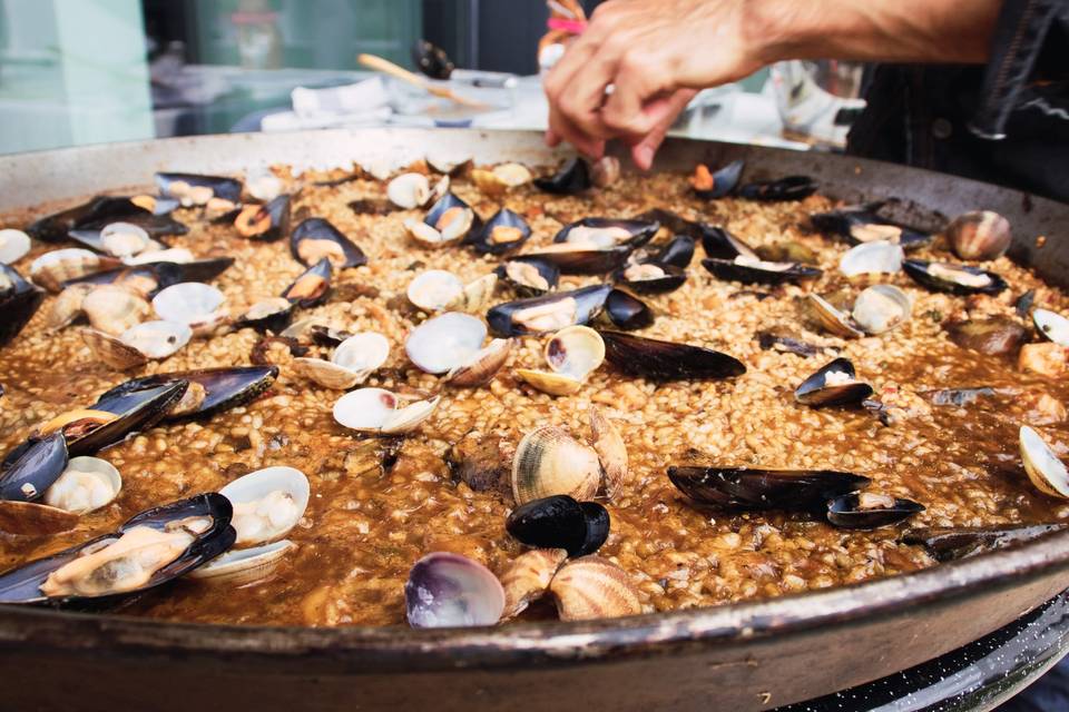 Paella de marisco