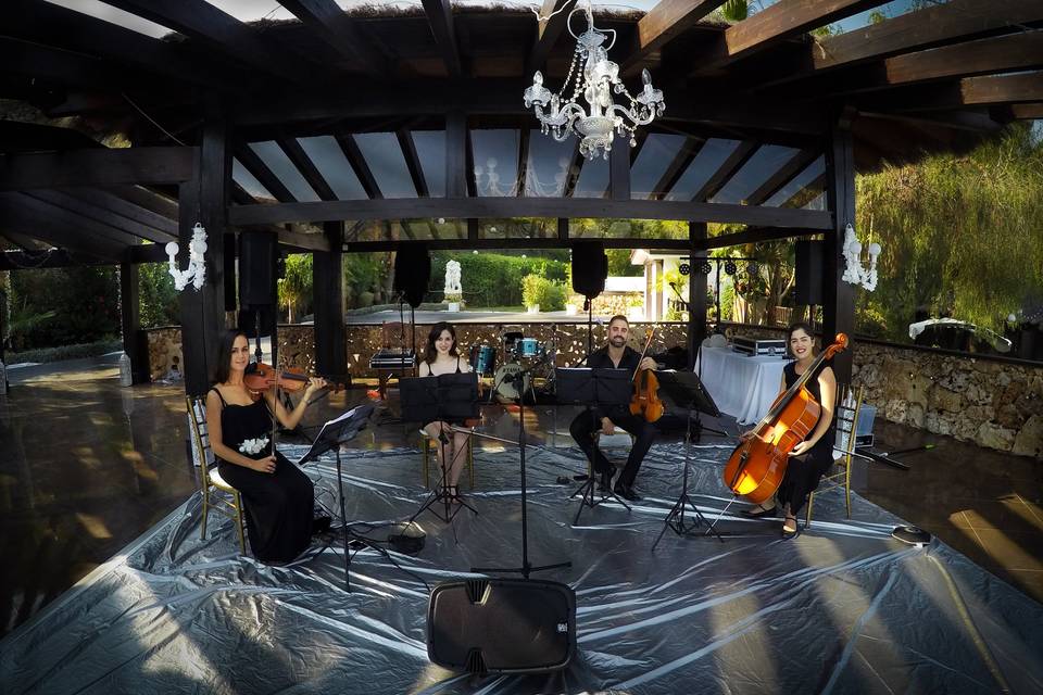 Evento en Marbella con cuarteto