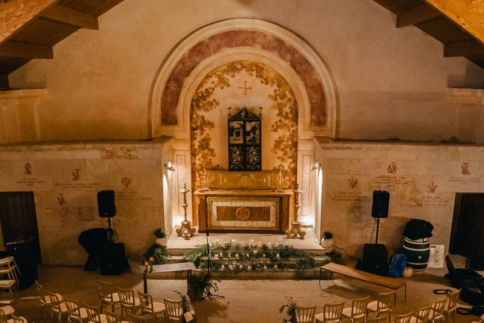 Ceremonia en capilla