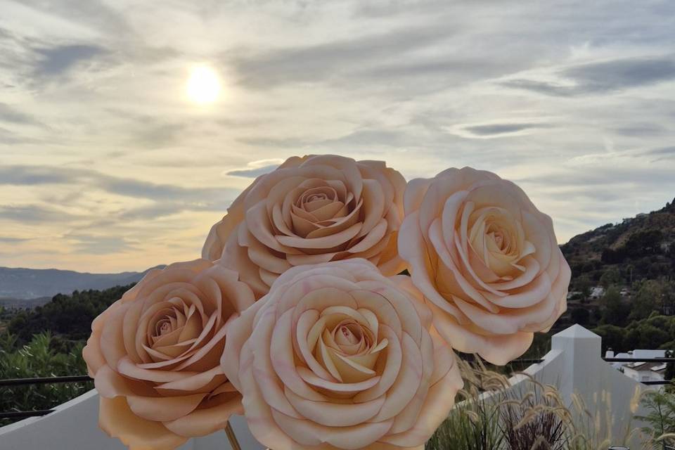 Flores grandes ,para decorar t