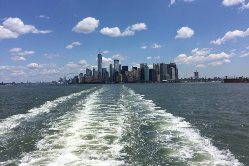 Nueva York en barco