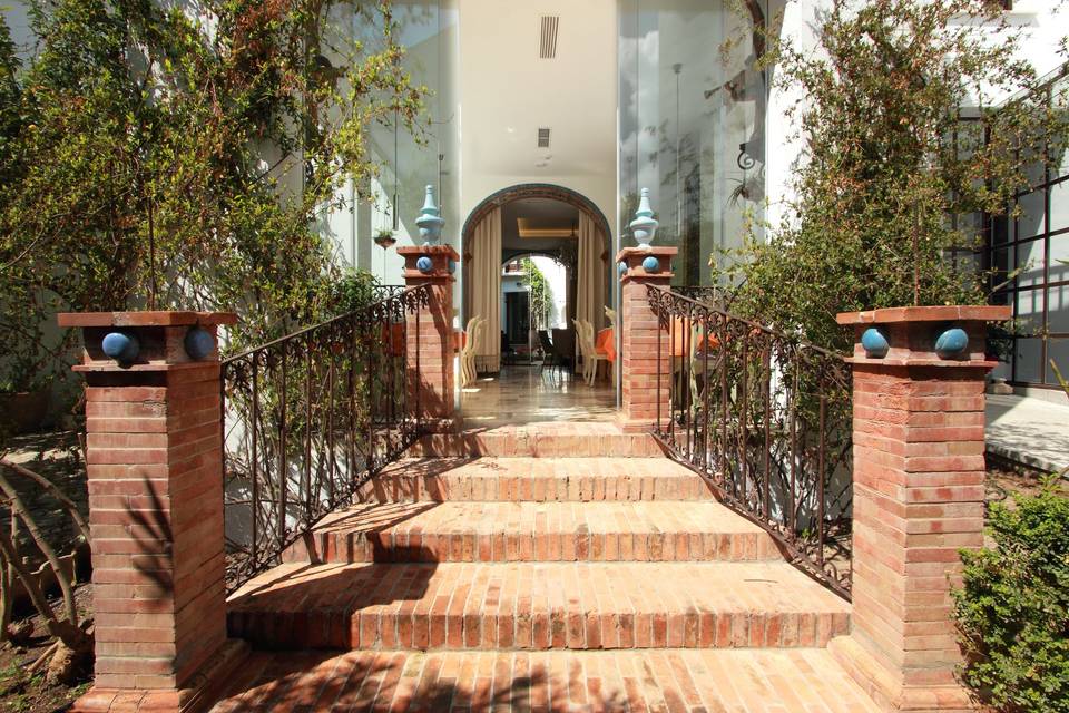 Entrada a cenador