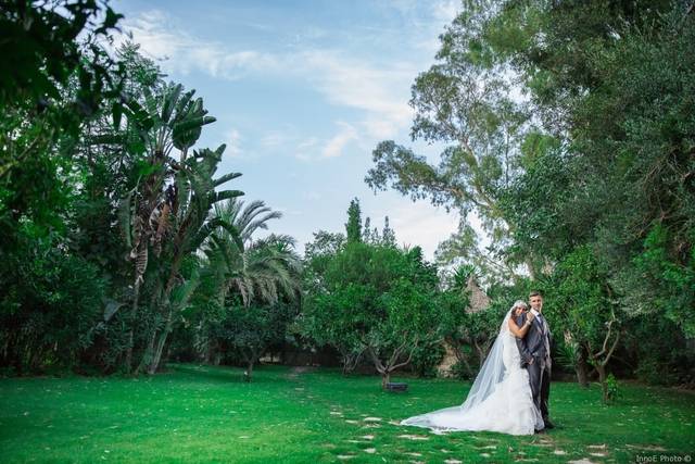 Reportaje en los jardines