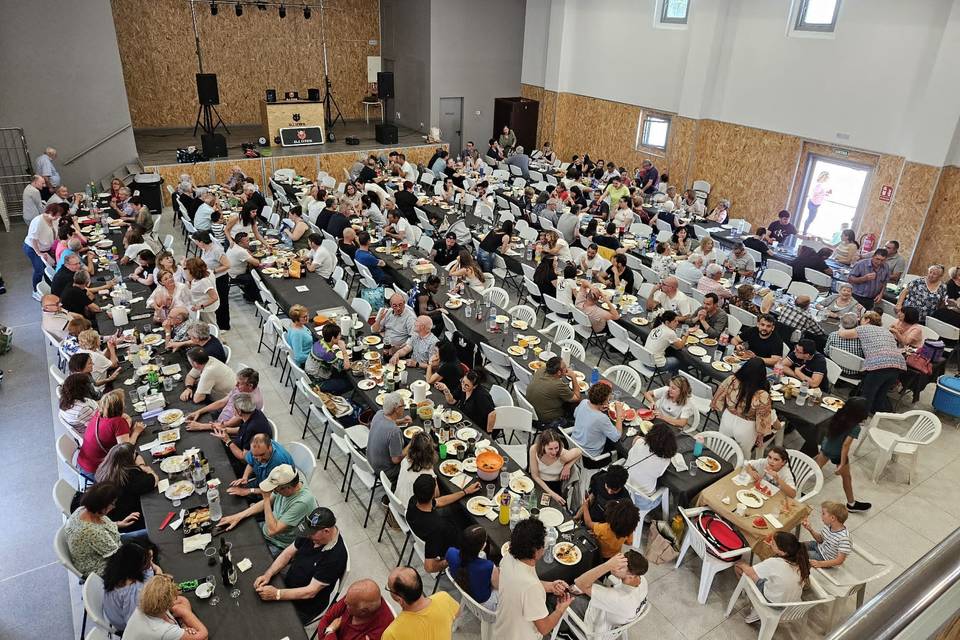 Montaje para fiestas de pueblo