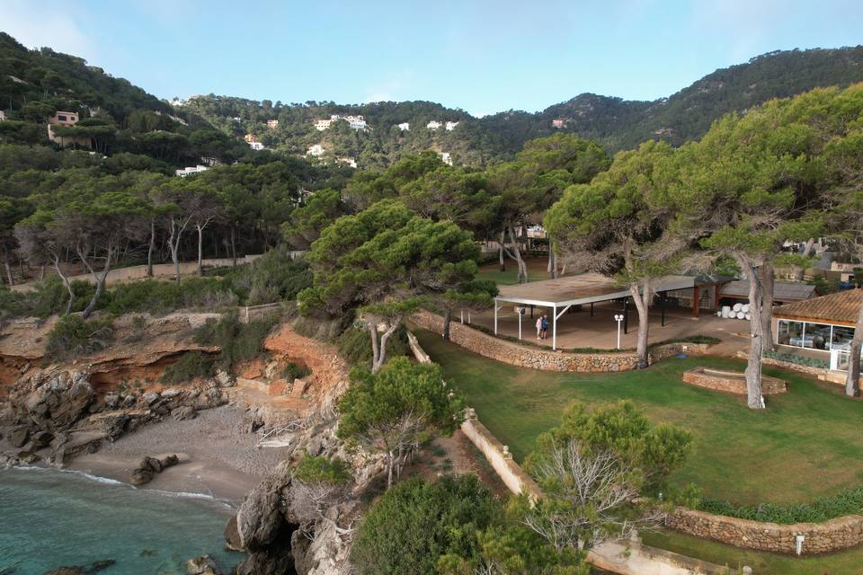 Localización en la playa