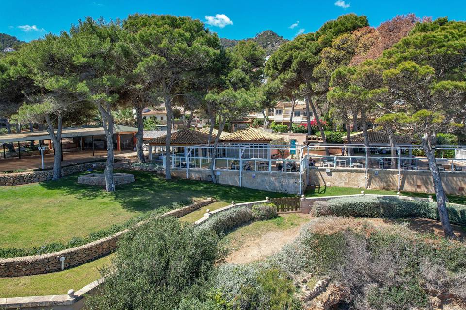 Jardines con acceso al mar