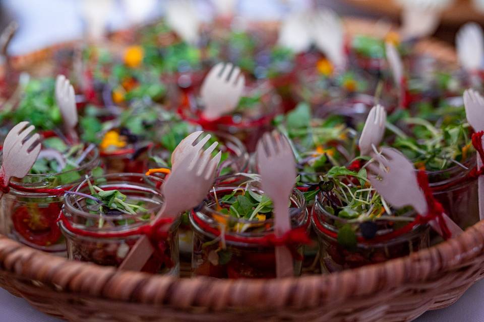 Cóctel para un catering