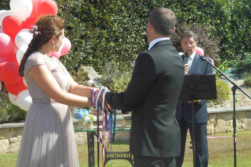 Handfasting de Valle y Pedro