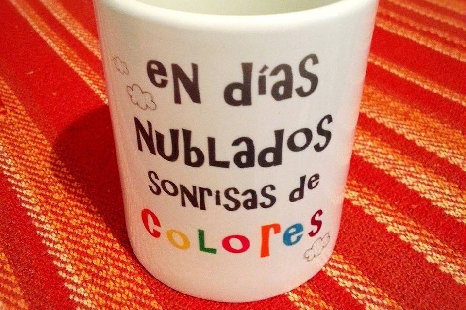 Taza en días nublados